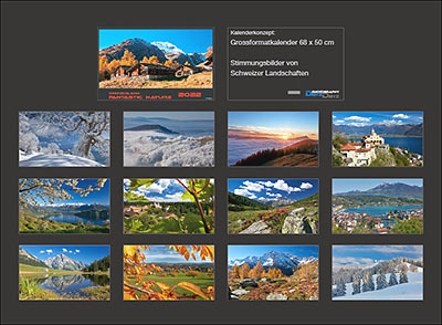 Kalender concept - SWITZERLAND - fantastic nature