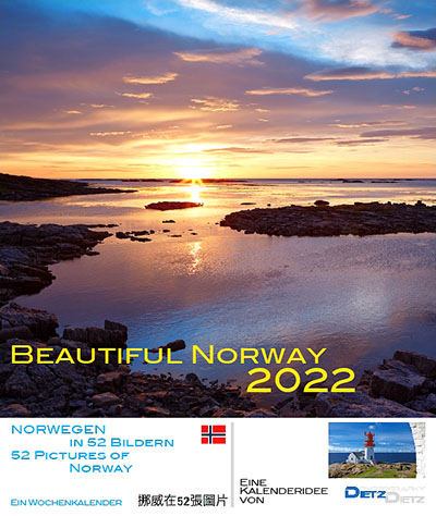 Kalender concept - MY NORWAY - en ukentlig kalender om Norge