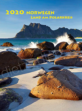 Kalender concept - NORGE - Land ved Polarsirkelen - 32.5 x 24 cm
