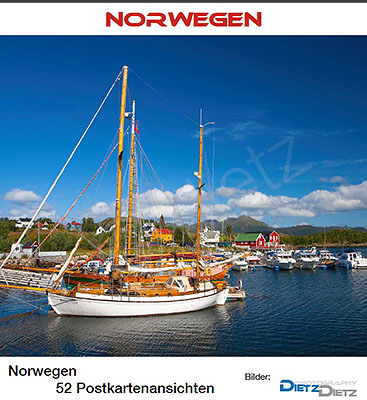 Kalender concept - NORGE - Postkalender med 52 bilder