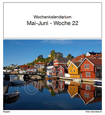 Kalender concept - NORGE - Postkalender med 52 bilder